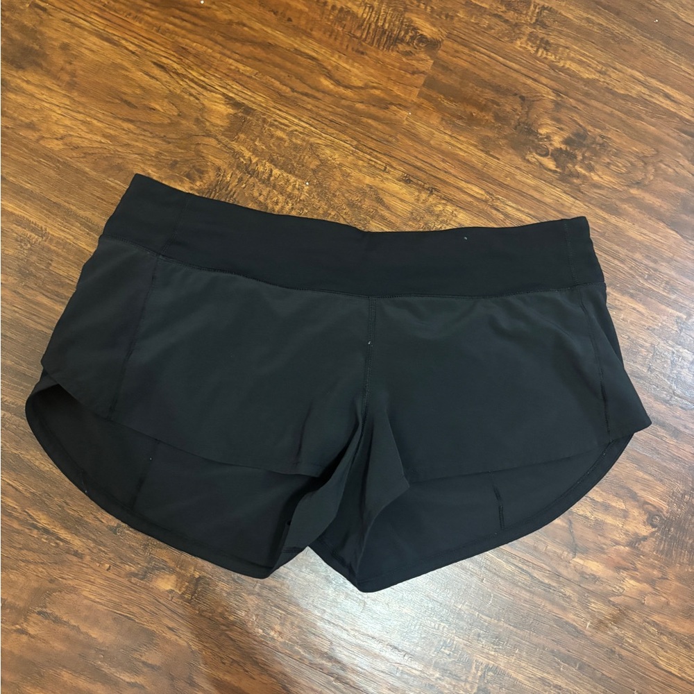 Black Lululemon Speedup Shorts